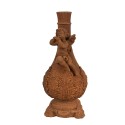 Clayre & Eef Candle holder 23 cm Brown Polyresin Angel
