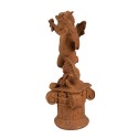 Clayre & Eef Figurine décorative Ange 30 cm Marron Polyrésine