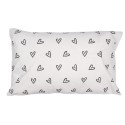 Clayre & Eef Cushion Cover 30x50 cm White Polyester Rabbits