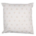 Clayre & Eef Housse de coussin 45x45 cm Blanc Polyester Lapins