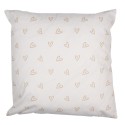 Clayre & Eef Housse de coussin 45x45 cm Blanc Polyester Lapins