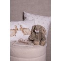 Clayre & Eef Kissenbezug 30x50 cm Weiß Polyester Kaninchen