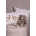 Clayre & Eef Housse de coussin 30x50 cm Blanc Polyester Lapins