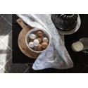 Clayre & Eef Grembiule da cucina 70x85 cm Bianco Grigio  Cotone Gatto