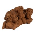 Clayre & Eef Statuetta decorativa Angelo 26x9x13 cm Marrone Poliresina