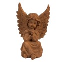 Clayre & Eef Figurine décorative Ange 15 cm Marron Polyrésine