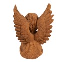 Clayre & Eef Dekorationsfigur Engel 15 cm Braun Polyresin