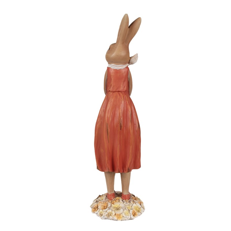 Clayre & Eef Figur Kaninchen 33 cm Braun Polyresin