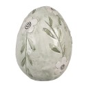 Clayre & Eef Figurine Egg 13 cm Green Polyresin