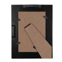 Clayre & Eef Photo Frame 13x18 cm Black Brown Wood product Rectangle