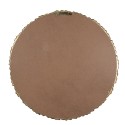 Clayre & Eef Mirror Ø 43 cm Gold colored Plastic Glass Round