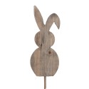 Clayre & Eef Picchetto da giardino Coniglio 100 cm Marrone Legno