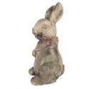 Clayre & Eef Decorative Figurine Rabbit 41 cm Grey Brown Ceramic material