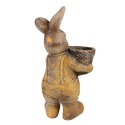 Clayre & Eef Planter Rabbit 41 cm Brown Ceramic material