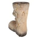 Clayre & Eef Fioriera Stivale 30 cm Marrone Materiale ceramico Rana