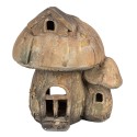 Clayre & Eef Decorative Figurine Mushroom 35 cm Brown Ceramic material