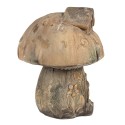 Clayre & Eef Statuetta decorativa Fungo 35 cm Marrone Materiale ceramico