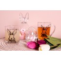 Clayre & Eef Tea Glass 300 ml Transparent Glass Rabbit