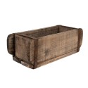 Clayre & Eef Storage Chest 30x12x10 cm Brown Wood Iron Rectangle