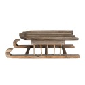 Clayre & Eef Decoration Sled 35x15x10 cm Brown Wood