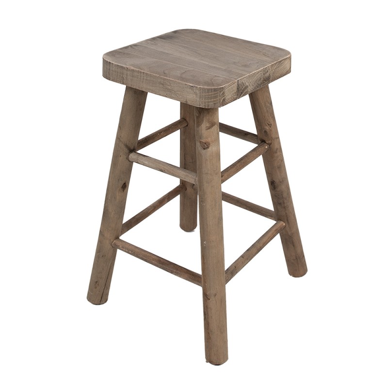 Clayre & Eef Plant Table 33x33x49 cm Brown Wood