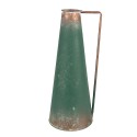 Clayre & Eef Decoratie Kan  14x12x31 cm Groen Metaal