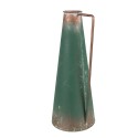 Clayre & Eef Decoratie Kan  14x12x31 cm Groen Metaal