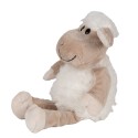 Clayre & Eef Peluche Mouton 10x15x19 cm Blanc Peluche