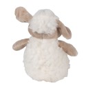 Clayre & Eef Peluche Mouton 10x15x19 cm Blanc Peluche