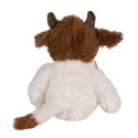 Clayre & Eef Peluche Mucca 24x25x29 cm Bianco Marrone  Peluche