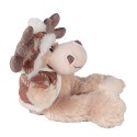 Clayre & Eef Peluche Renna  21x22x22 cm Marrone Peluche