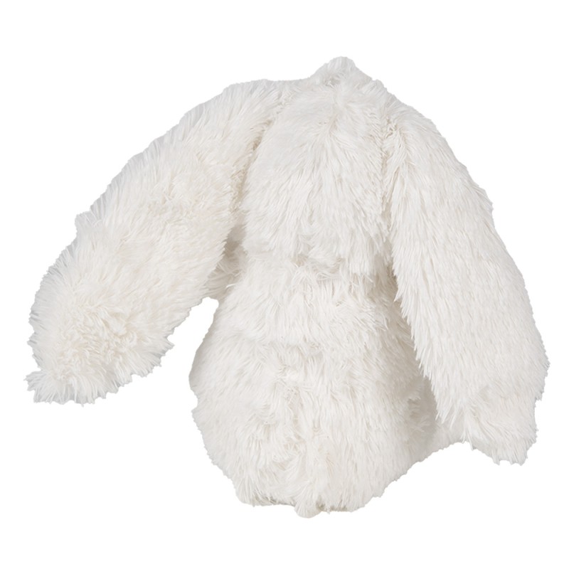 Clayre & Eef Peluche Coniglio 11x14x14 cm Beige Peluche