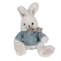 Clayre & Eef Stuffed toy Rabbit 22x24x24 cm White Plush