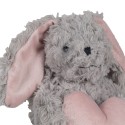 Clayre & Eef Stuffed toy Rabbit 14x15x20 cm Grey Plush