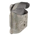 Clayre & Eef Mailbox 41x9x36 cm Grey Metal