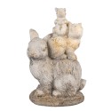 Clayre & Eef Decorative Figurine Rabbit 43 cm Brown Beige Ceramic material