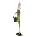 Clayre & Eef Decorative Figurine Bird 83 cm Green Iron