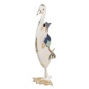 Clayre & Eef Figurine décorative Oie 36 cm Blanc Bleu Fer