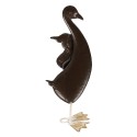 Clayre & Eef Decorative Figurine Goose 36 cm White Blue Iron