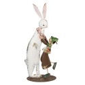 Clayre & Eef Decorative Figurine Rabbit 57 cm White Iron