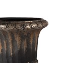 Clayre & Eef Pot de fleurs Ø 49x72 cm Marron Noir Matériau céramique