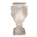 Clayre & Eef Fioriera 34x26x60 cm Beige Grigio Materiale ceramico