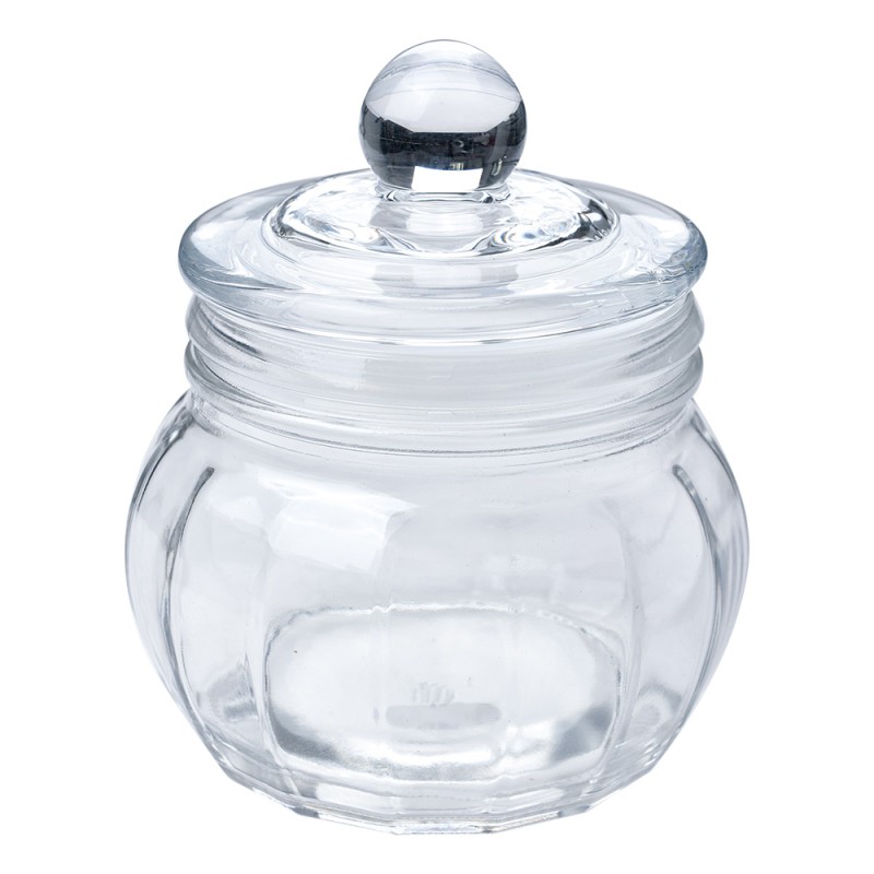 Clayre & Eef Storage Jar 500 ml Transparent Glass