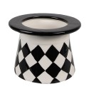 Clayre & Eef Storage Jar Rabbit 20 cm White Black Ceramic