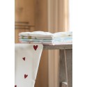 Clayre & Eef Tea Towel  47x70 cm Pink Cotton Flowers