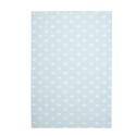 Clayre & Eef Tea Towel  47x70 cm Blue Cotton Hearts