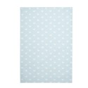 Clayre & Eef Torchon 47x70 cm Bleu Coton Coeurs