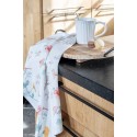 Clayre & Eef Tea Towel  47x70 cm Beige Cotton Birds