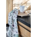Clayre & Eef Tea Towel  47x70 cm Beige Cotton Vegetables