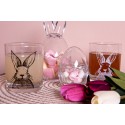 Clayre & Eef Water Glass 300 ml Transparent Glass Rabbit